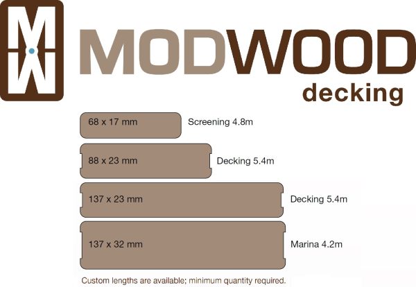 88mm x 23mm ModWood Decking - Image 4